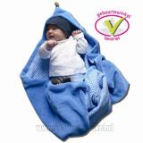 Snoozebaby wikkeldoek Dolphin Blue