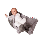 Snoozebaby wikkeldoek Grey Organic