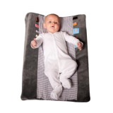 Snoozebaby aankleedkussenhoes Grey Organic